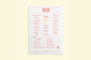 Two-Page Restaurant Menu Template, a Marketing Template by Soigné Branding Studio (Thumbnail 3 of 3)
