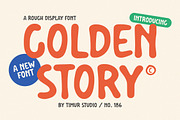 Golden Story Font, a Handwritten Font by Timurtype (Thumbnail 1 of 7)