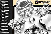 130 Procreate Diamonds Brushes, a Brush Add-On by DrawingStoryShop (Thumbnail 5 of 6)