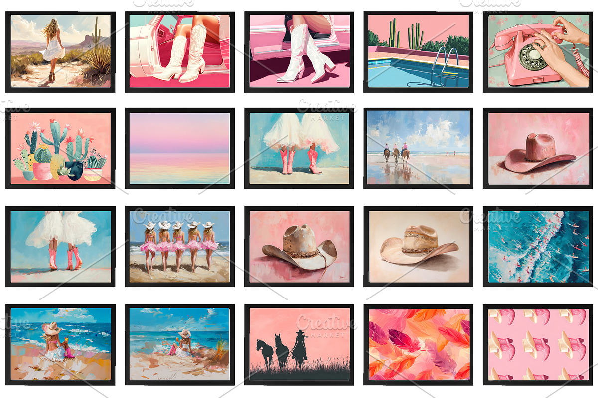 Cowgirl wall prints, Western Posters, a Background Photo by Chipshpow Graphics (Photo 10 of 10)