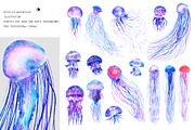 Jellyfish in the Galaxy Abstract set, a Texture Illustration by white angel arts (Thumbnail 11 of 16)