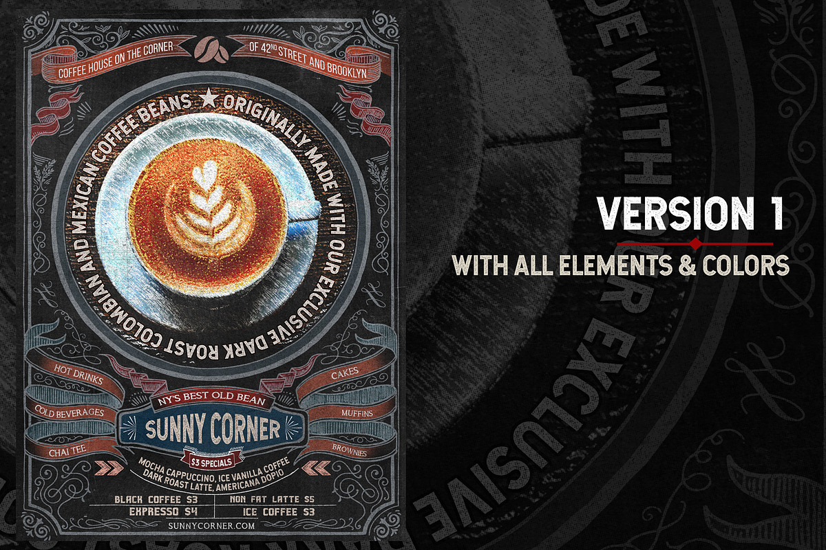 Coffee House ChalkBoard w/8 Graphics, a Household Mockup by the little wonder shop (Photo 4 of 14)