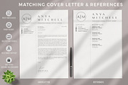 1, 2 and 3 Page Resume CV Design, a Resume Template by HIRED Design Studio (Thumbnail 3 of 12)