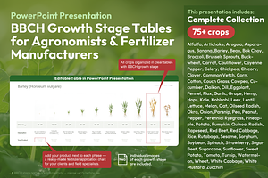 BBCH Growth Stages — 75+ Crops Set, a Presentation Template by Ilia Design