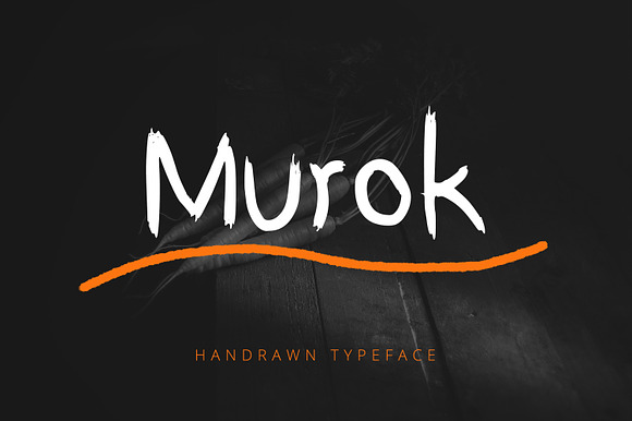 Murok Brush Font preview 6