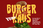 Sour Brunch - Food Display Font, a Handwritten Font by Littlehand (Thumbnail 4 of 6)