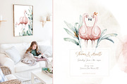 African animals watercolor set, an Animal Illustration by Peace ART (Thumbnail 17 of 24)