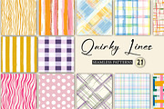 Quirky Lines Seamless Patterns, a Pattern Graphic by Libby Wishes (Thumbnail 1 of 6)