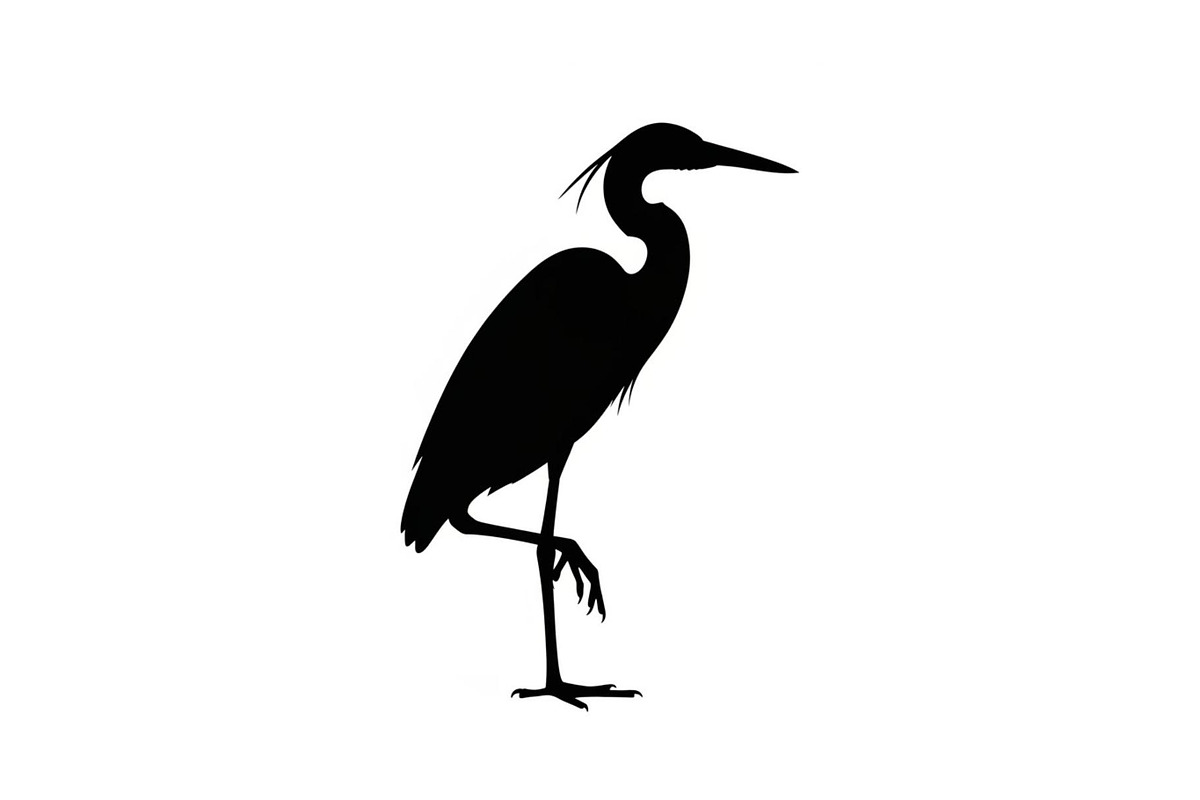 50 Heron Crane Silhouette Bundle, an Illustration by Amazin_art (Photo 26 of 39)
