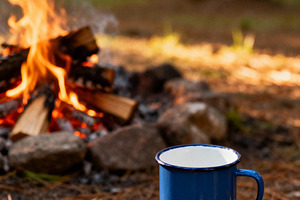 Cozy Campfire Serenity, a Holiday Photo by Virgo Studio