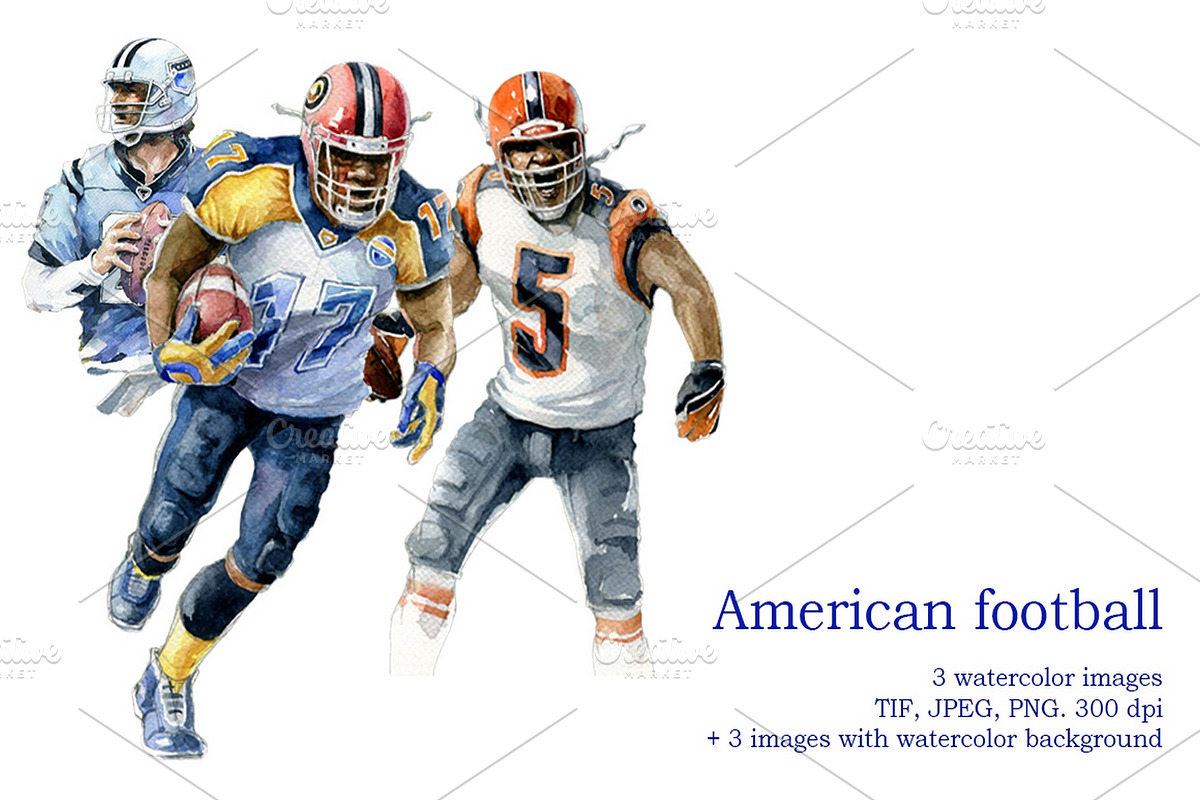 American football, a Sport Illustration by dm_art