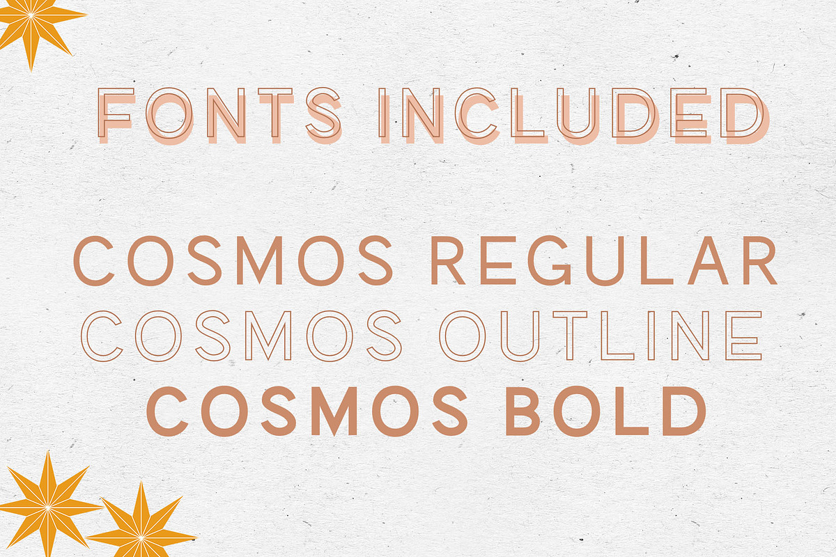 COSMOS Offset Font Duo preview 4