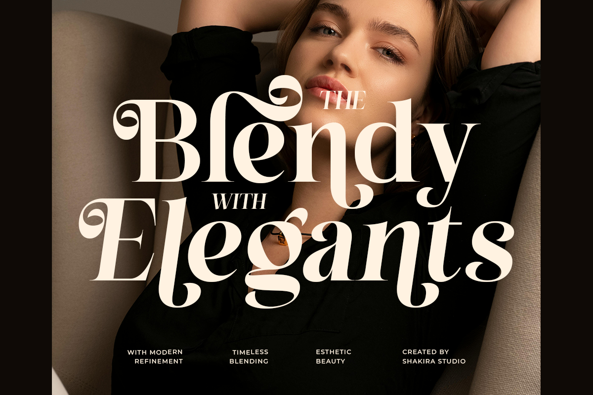 Esthetic Beauty - Elegant Modern, a Serif Font by Shakira Studio (Photo 4 of 10)