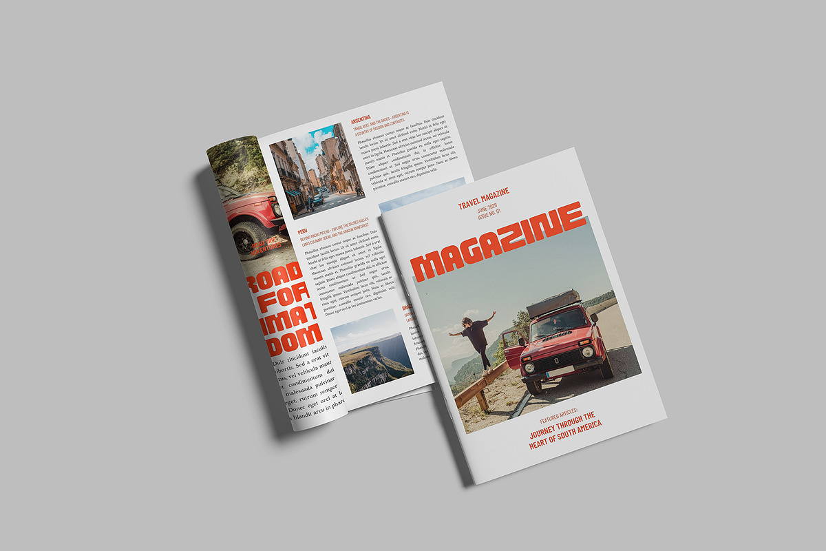 A4 Magazine Mockup Bundle, a Books & Magazine Mockup by Bangdastudio (Photo 1 of 11)