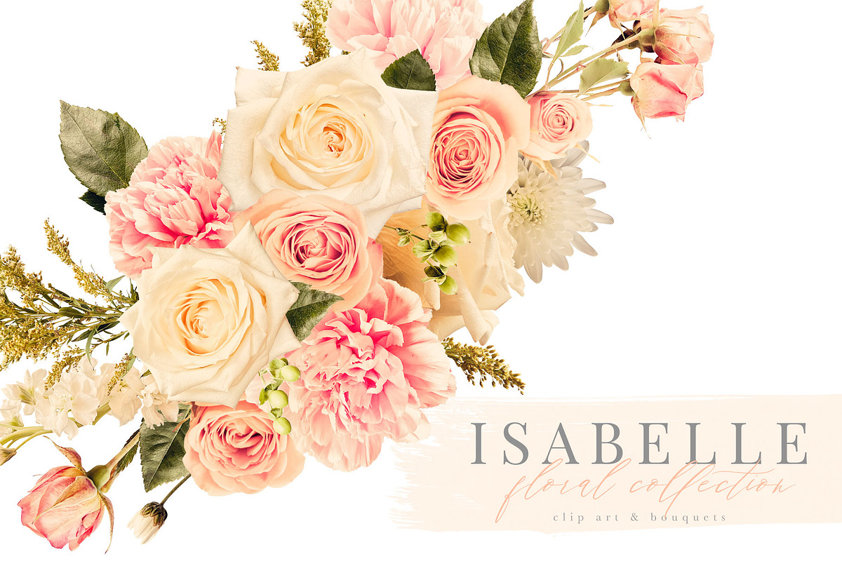 Isabelle Clip Art Floral Collection, an Object Graphic by Eclectic Anthology (Photo 1 of 10)