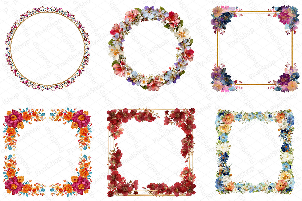 Wedding Photo Frame Clipart, an Illustration by DreamPrint404 (Photo 4 of 5)