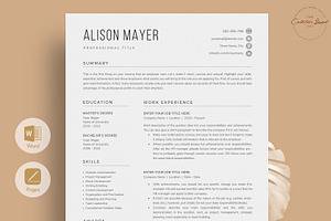 Resume/CV - The Mayer