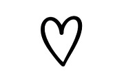Hand Drawn Heart Doodle Vector Bundl, an Illustration by Creativeshirt (Thumbnail 13 of 48)