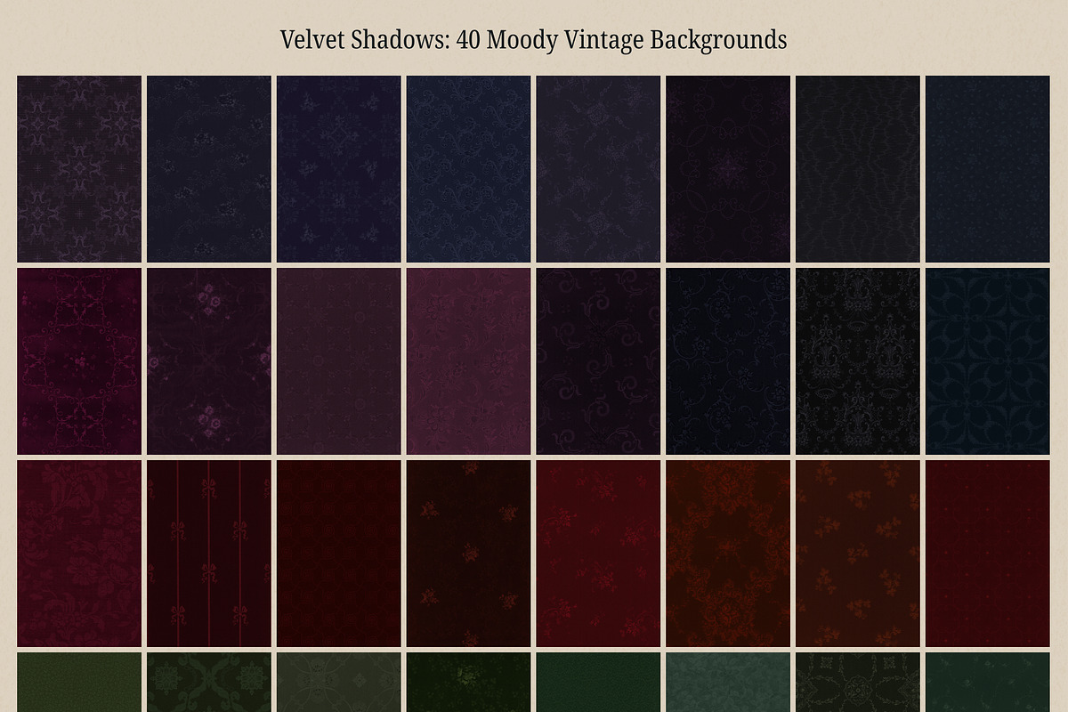 Velvet Shadows: Moody Backgrounds, a Background Graphic by Anastasiia VNSK (Photo 16 of 17)