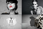 10 Broken Glass Textures Mock-up, a Texture Graphic by DesignSomething (Thumbnail 1 of 4)