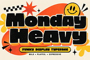Monday Heavy, a Sans Serif Font by Wow Magic (Thumbnail 1 of 5)