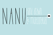 Nanu & Nanu Simple Ornaments, a Sans Serif Font by Gustav & Brun (Thumbnail 2 of 5)