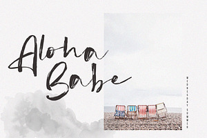 Aliters // Rough Script Font