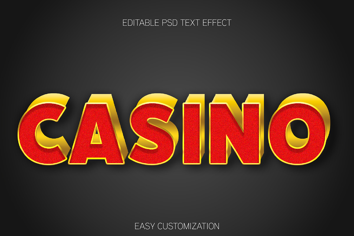 Glow 3D Block Text Effect