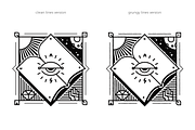Ex Libris Bookplate with Eye, an Education Illustration by Tovarkovdesign (Thumbnail 3 of 5)