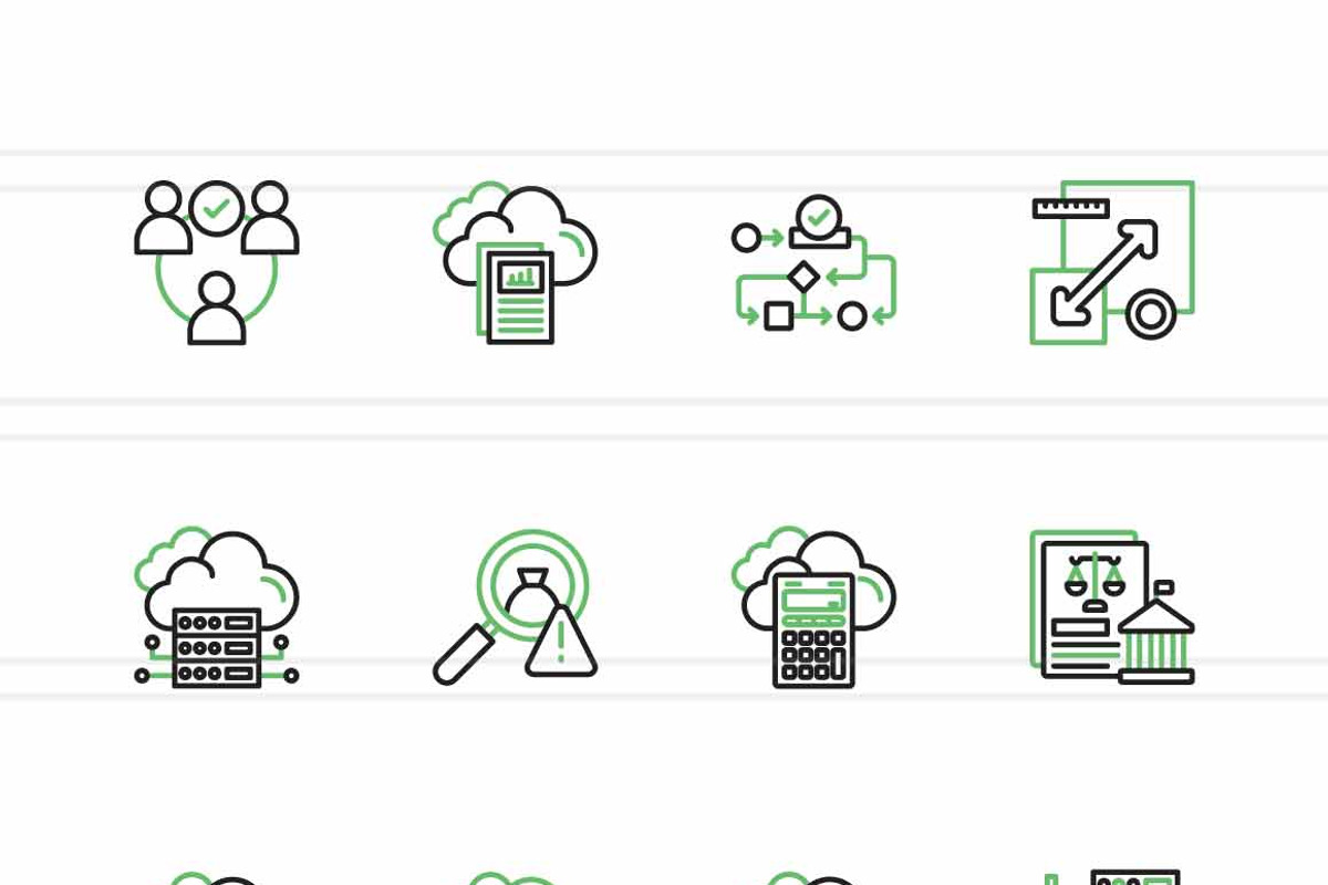 25 FinOps & Cloud Cost Icons., an Outline Icon by IconBunny (Photo 2 of 2)