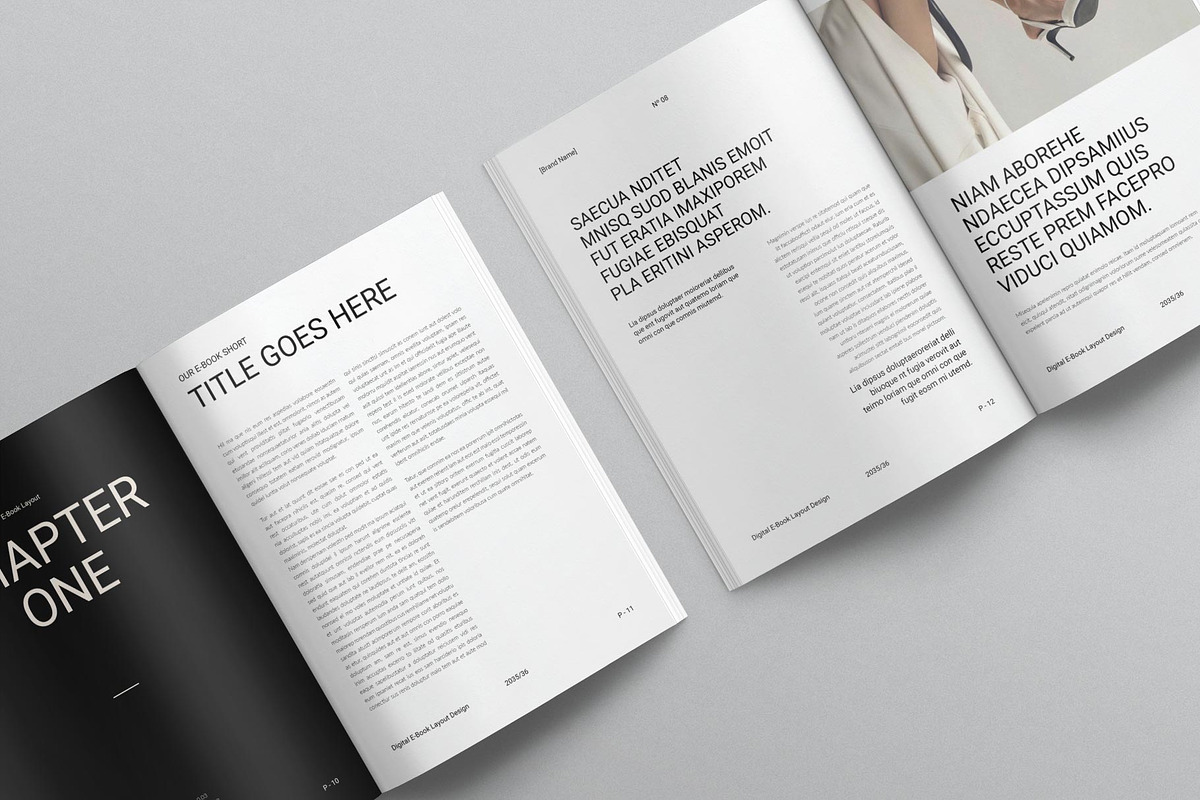 Digital E-Book Layout Design | Canva, a Magazine Template by DesignCrest (Photo 4 of 19)