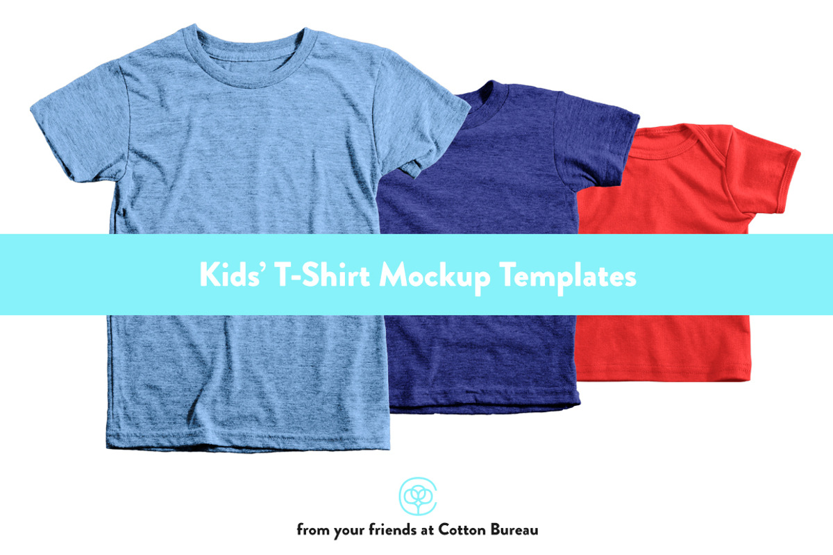 Kids T-Shirt Mockups (AA), a Templates & Theme by Cotton Bureau