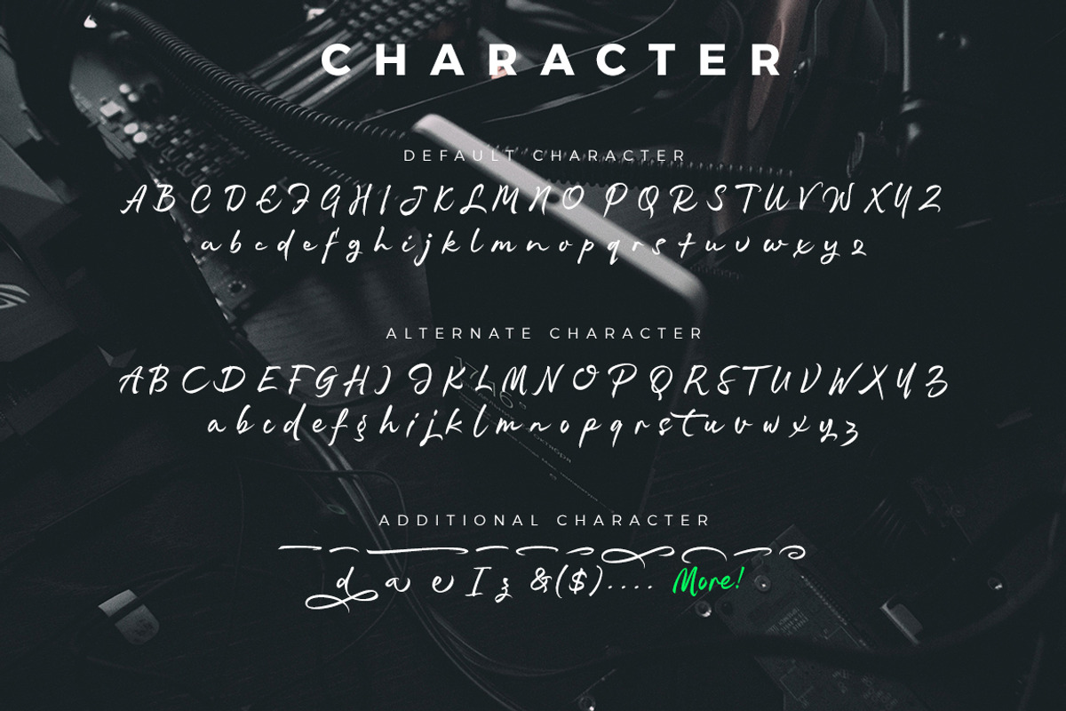 Rephone - Handwriting Lettering Font, a Script Font by dexsarharryfonts (Photo 10 of 11)