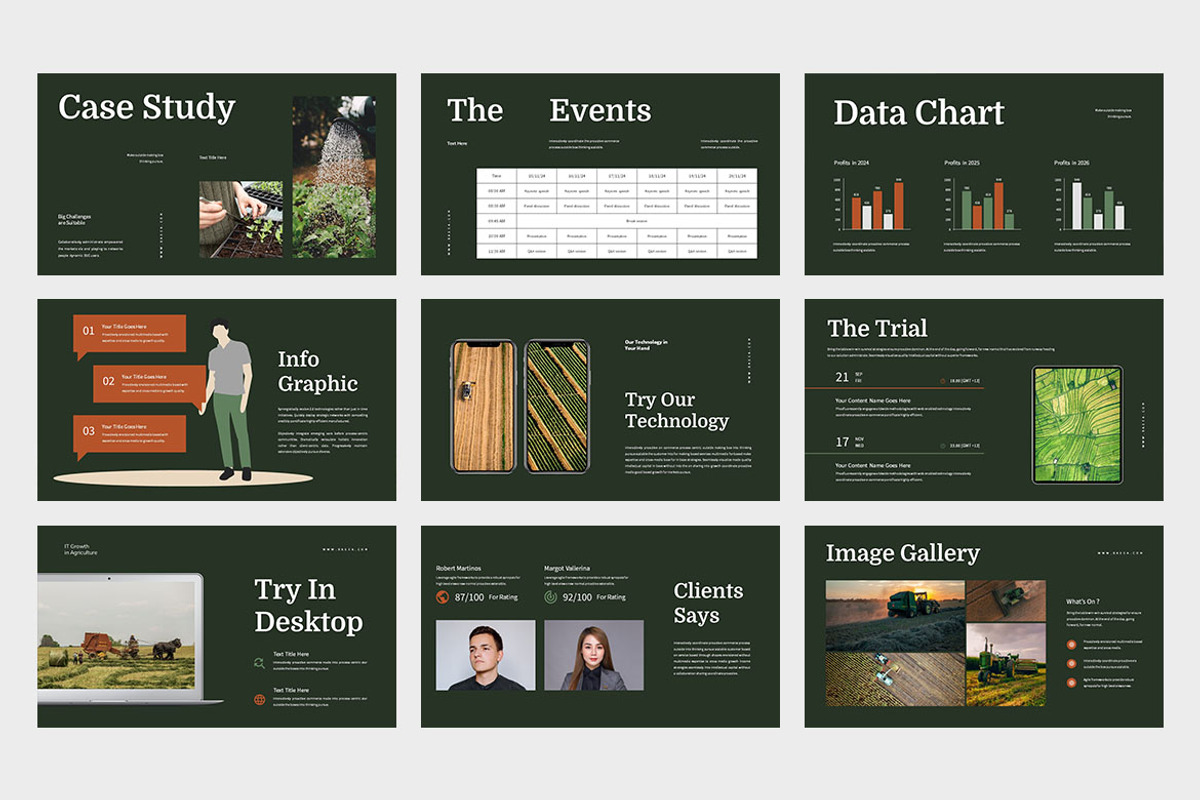 Basea : Agriculture Google Slides, a Presentation Template by Punkl Camp (Photo 8 of 9)