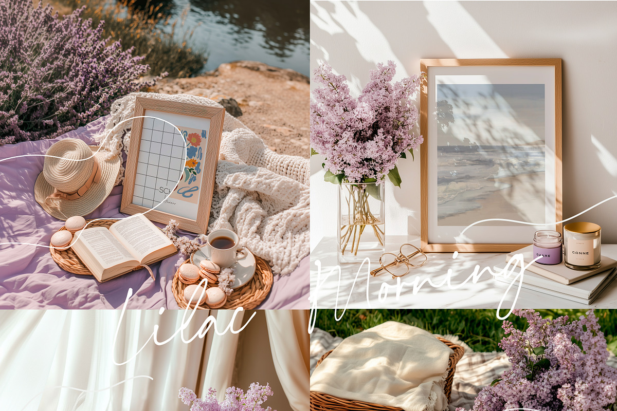 LILAC MORNING | Frame mockup set, a Household Mockup by SCHÉRI (Photo 7 of 17)