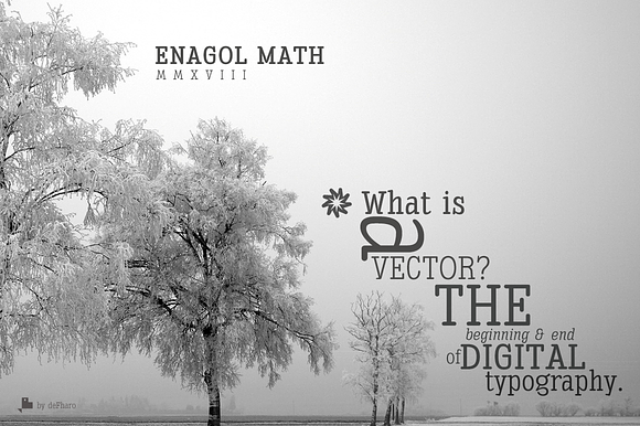 Enagol Math Rounded -4 fonts- preview 8
