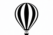 Hot Air Balloon Silhouette Set, an Illustration by BIPLOB EXPERT (Thumbnail 5 of 5)