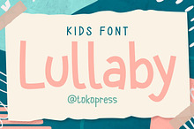 Lullaby - Kids font