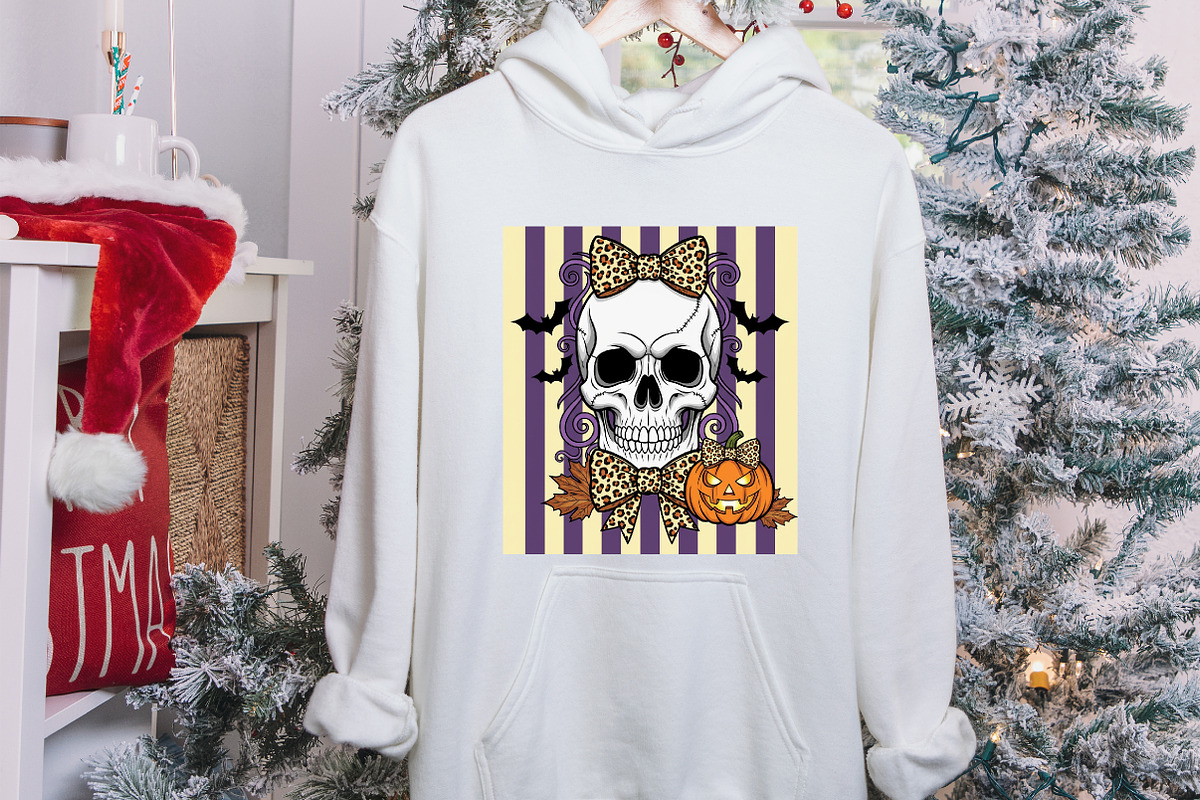 Preppy Halloween Coquette Skull Bow, an Illustration by designcity5 (Photo 7 of 8)
