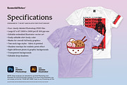 Crewneck T-Shirt Mockups, a Shirt Mockup by Komet & Flicker (Thumbnail 12 of 12)