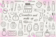 Cosmetics and Make Up Doodles, an Object Illustration by Artspace (Thumbnail 1 of 5)