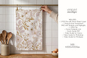 Kitchen Towel Mockup, a Household Mockup by EmpaviMockups (Thumbnail 6 of 6)