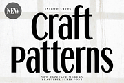 Craft Patterns, a Script Font by FreshTypeINK (Thumbnail 1 of 7)
