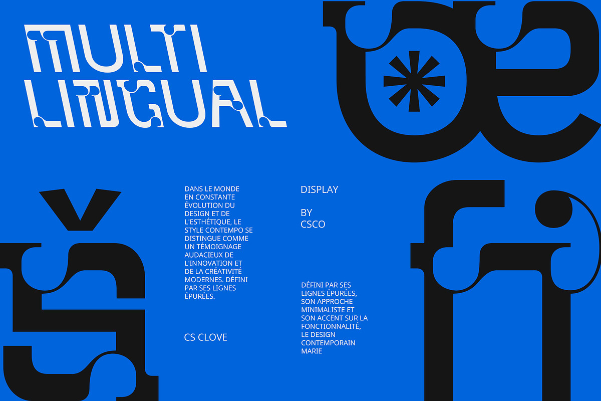 CS Clove – Display Font, a Sans Serif Font by Craft Supply Co. (Photo 5 of 8)