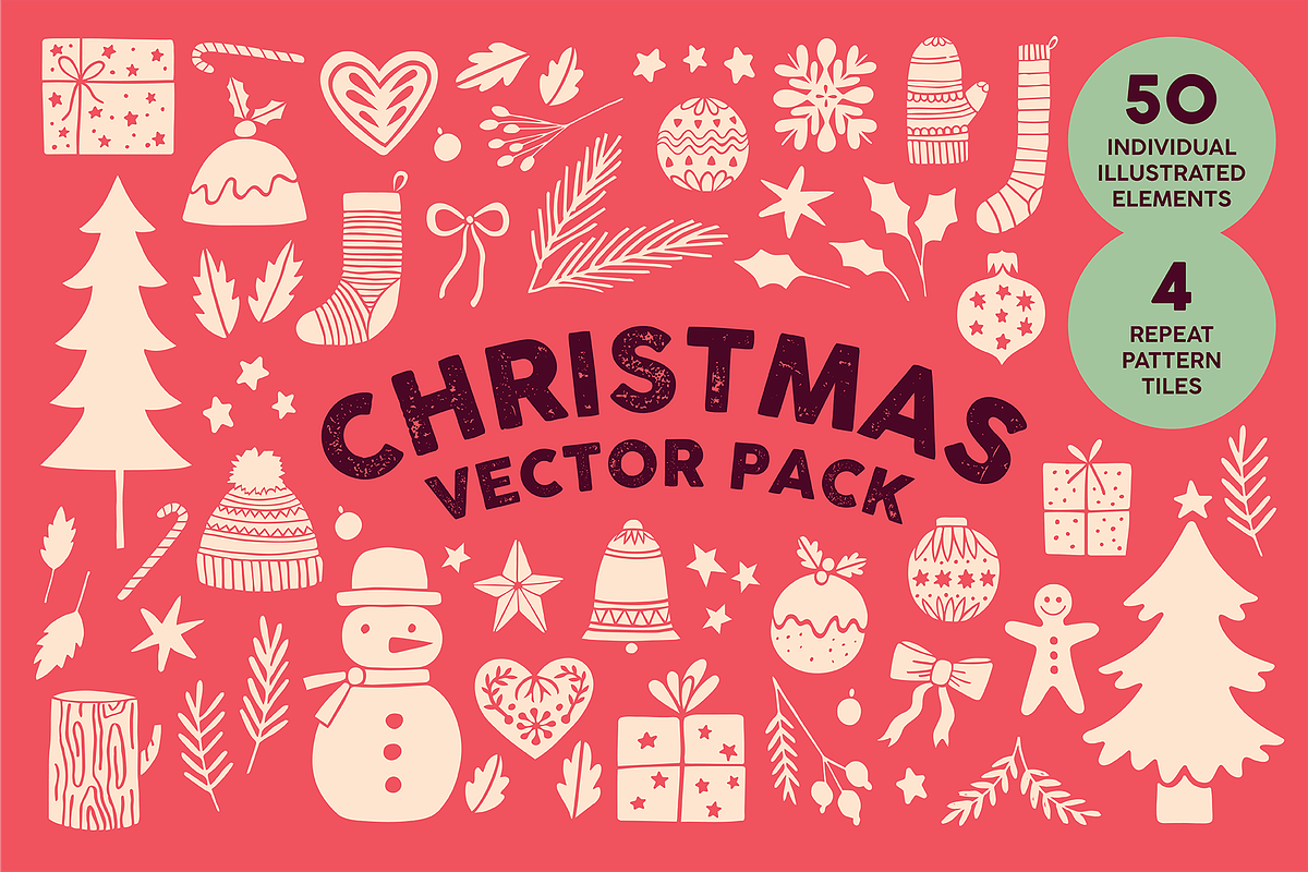 Cozy Hand-Drawn Christmas Clipart, an Illustration by Soph Rowe (Photo 1 of 8)