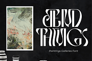Paintings Galleries Font, a Sans Serif Font by 177Studio (Thumbnail 3 of 8)