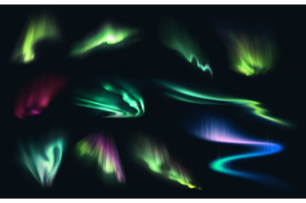 Aurora - Seamless Northern Light Art Graphic by pixelperfectpatterns ·  Creative Fabrica