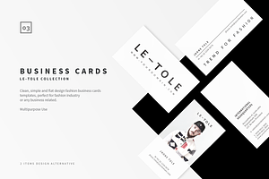 Fashion Business Cards