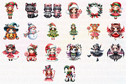 Cute Gothic Christmas Character, an Illustration by CreationArt (Thumbnail 3 of 3)
