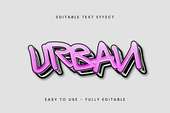 Graffiti Urban Street Text Effect preview 4